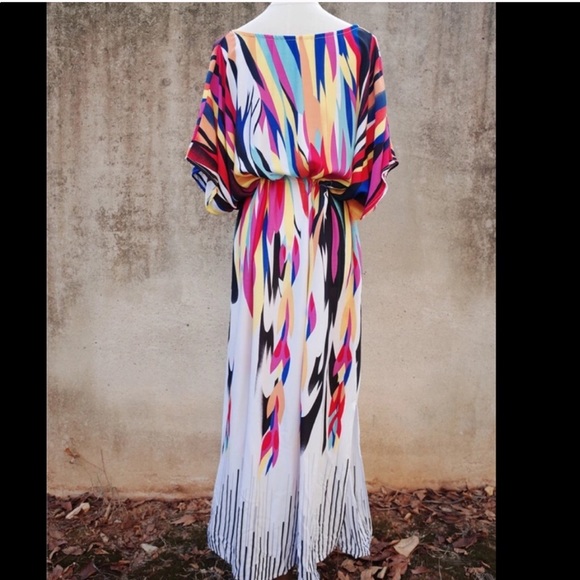 Oaxaca Vibrant Swim Gown Coverup - Picture 5 of 7